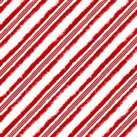 Welcome Winter- Diagonal Candy Cane Stripe- Red/White